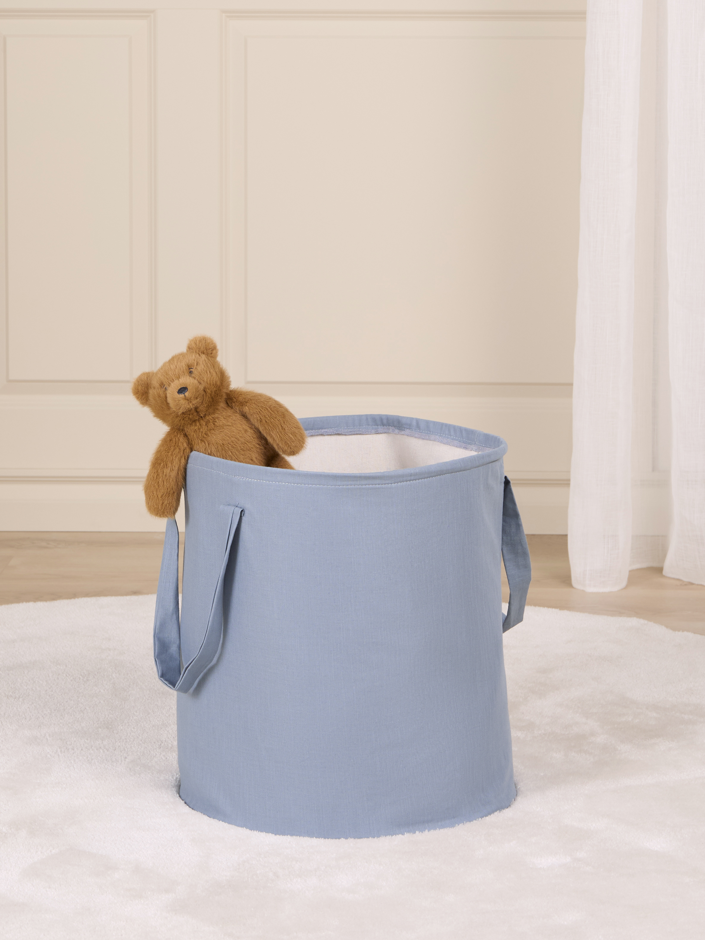 Alice &  Fox ABLE Aufbewahrungskorb, Blue Linen