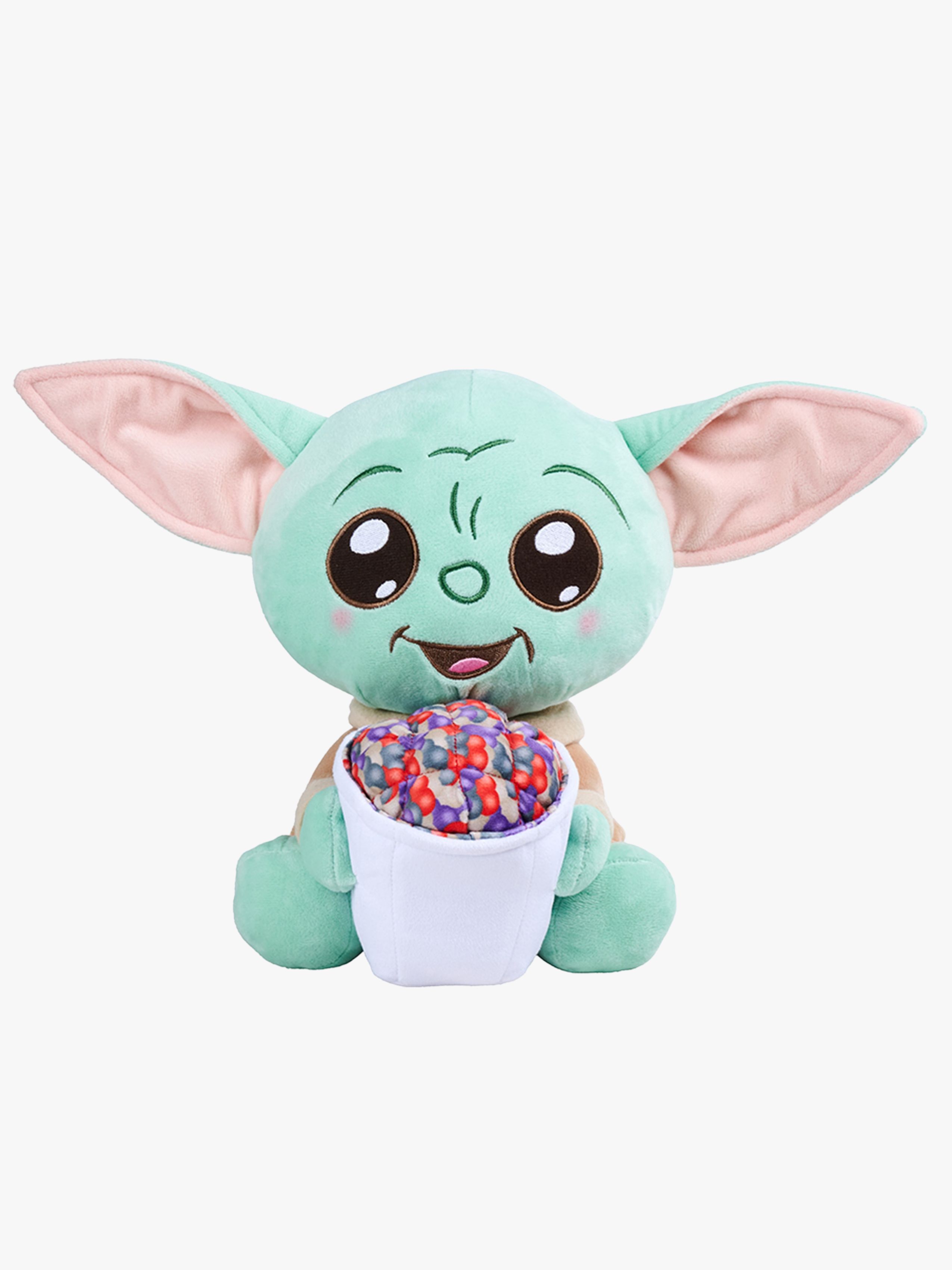 Plüschspielzeug Grogu mit Popcorn 25 cm