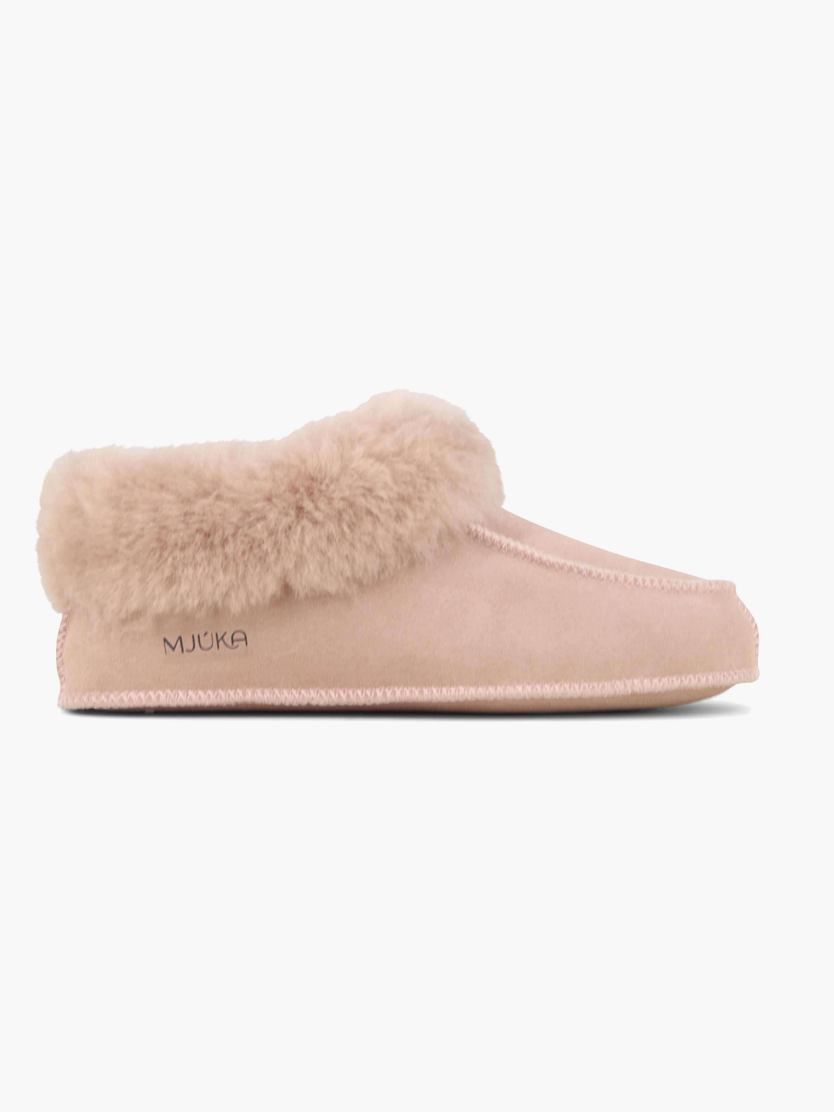 Mjúka Geir Schaffell-Pantoffel, Rosa, 30
