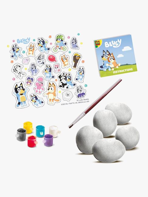 SES Creative Bluey Bastelset Steine Bemalen
