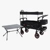 North 13.5 Transporter Bollerwagen, Black inkl. Campingtisch