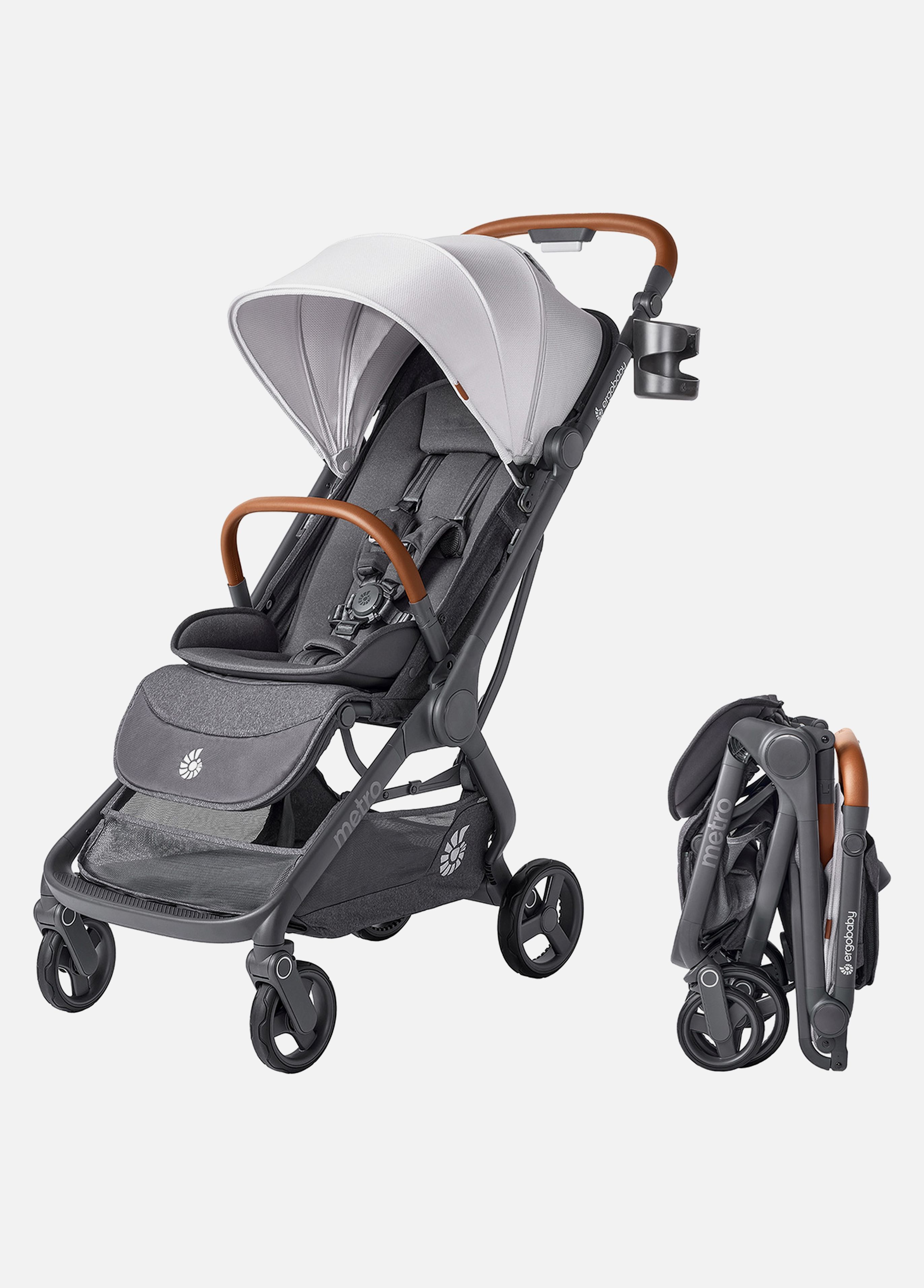 Ergobaby Metro 3 Deluxe Buggy, Pearl Grey