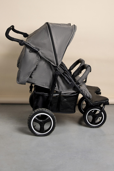 DEMO-EX Beemoo Swing Geschwisterwagen, Grey Melange