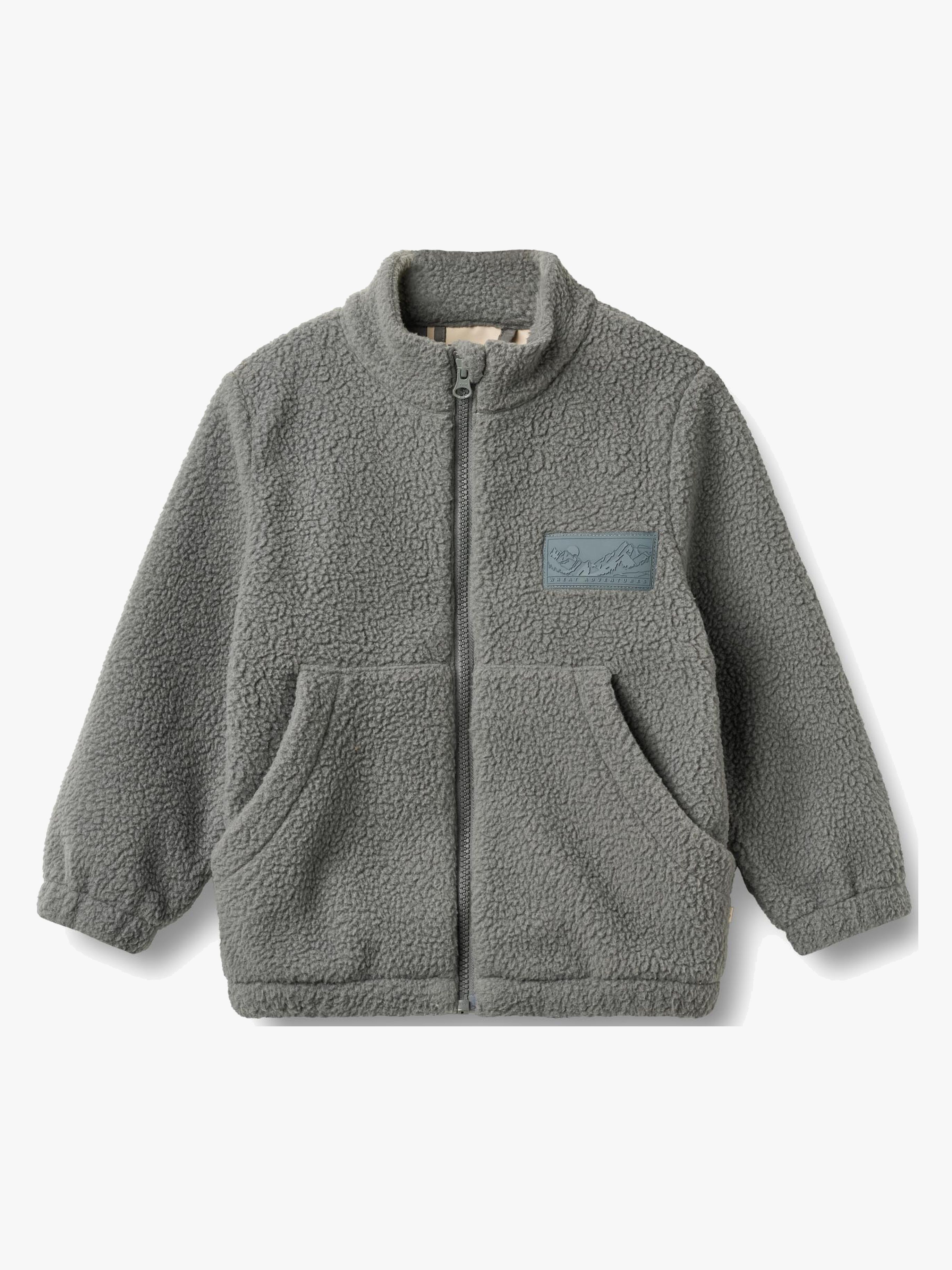 Wheat Helge Fleecejacke, Flint, 110