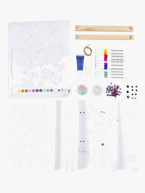 Creativ Company Bastelset Malen nach Zahlen Fröhliche Farben