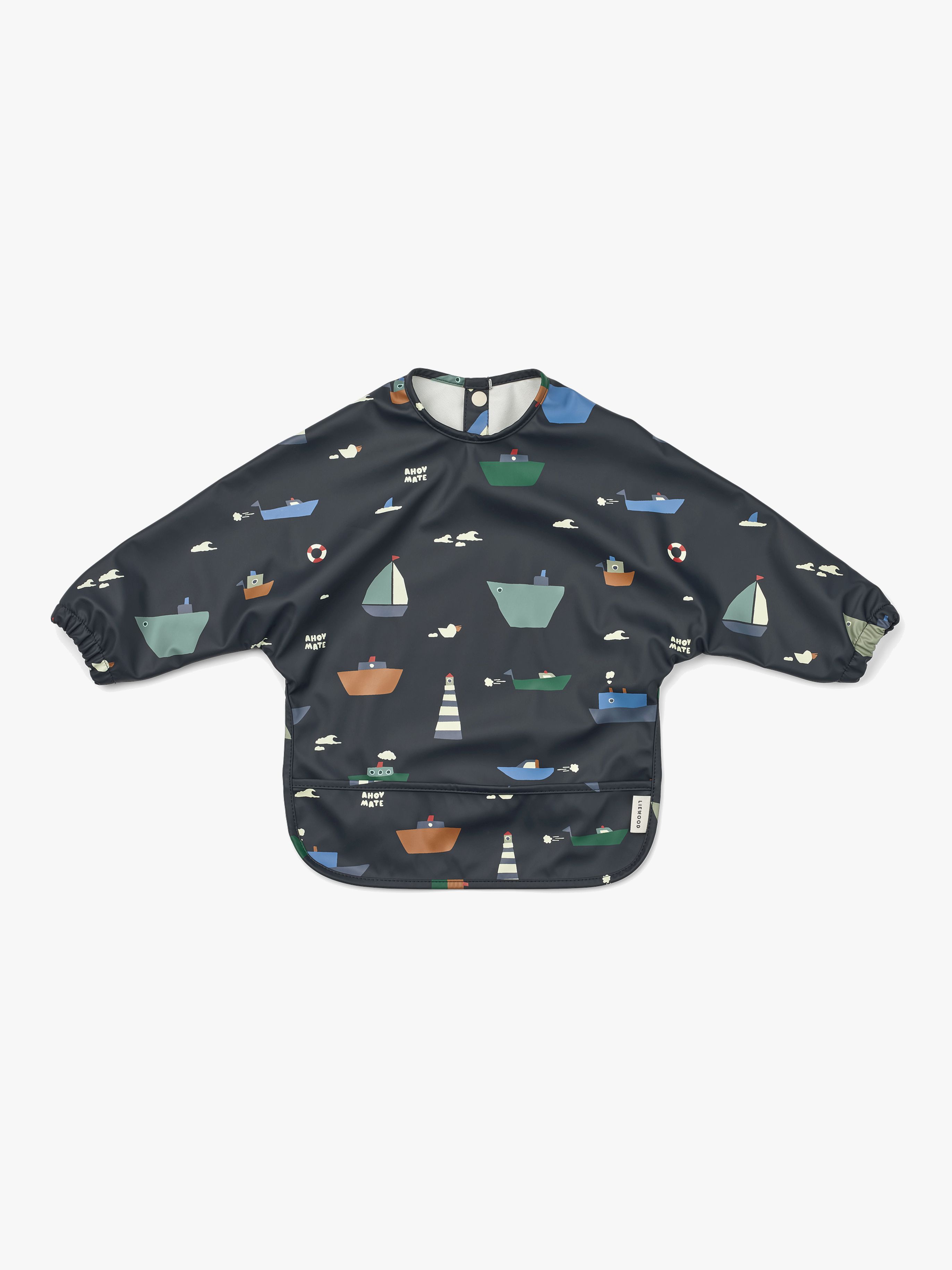 LIEWOOD Merle Cape Lätzchen mit Print, Sailing/Classic navy