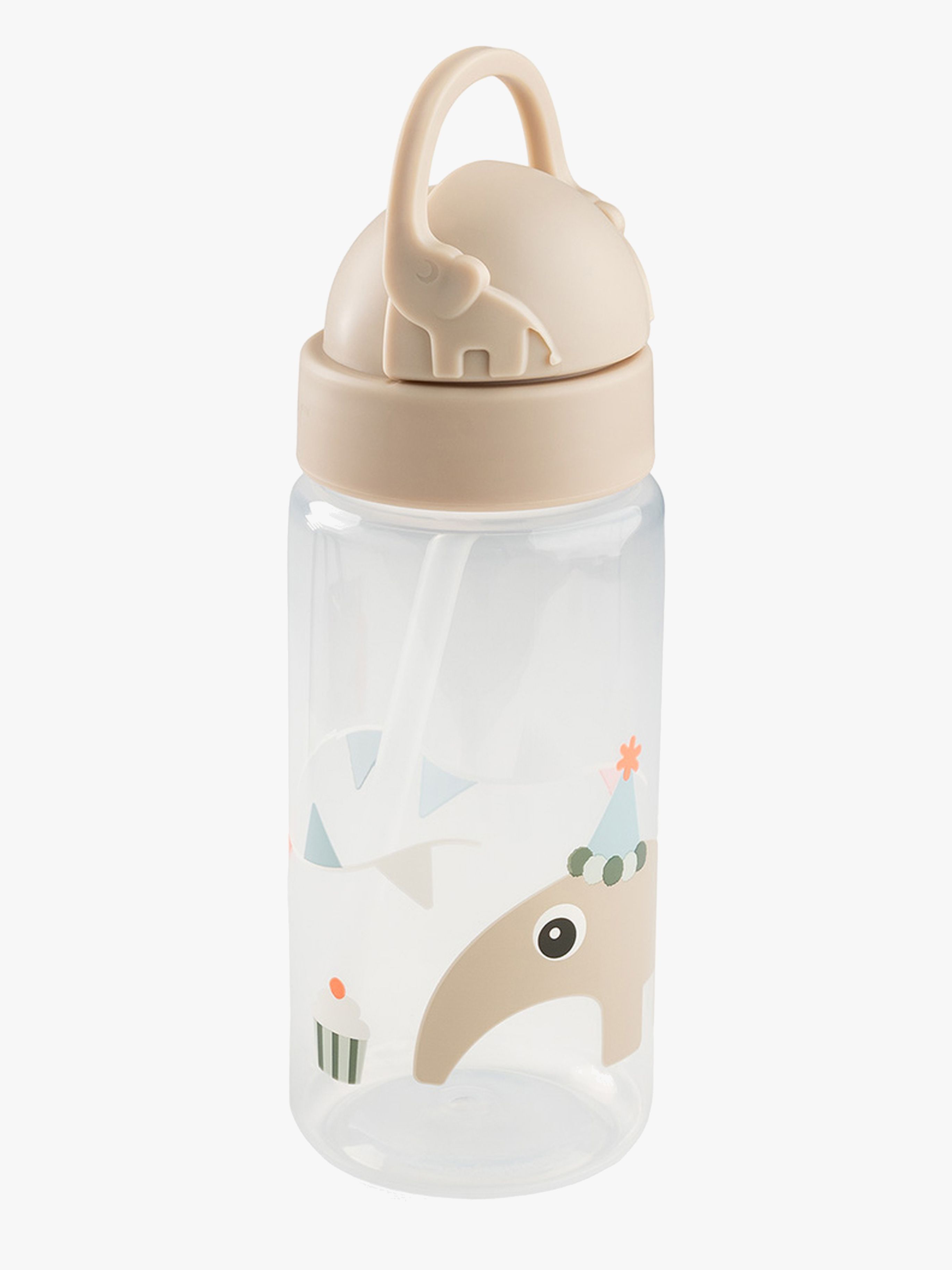 Celebration Flasche mit Trinkhalm, Sand