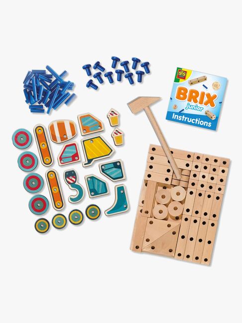 SES Creative Brix Junior Schreinerei-Set Arbeitsfahrzeug