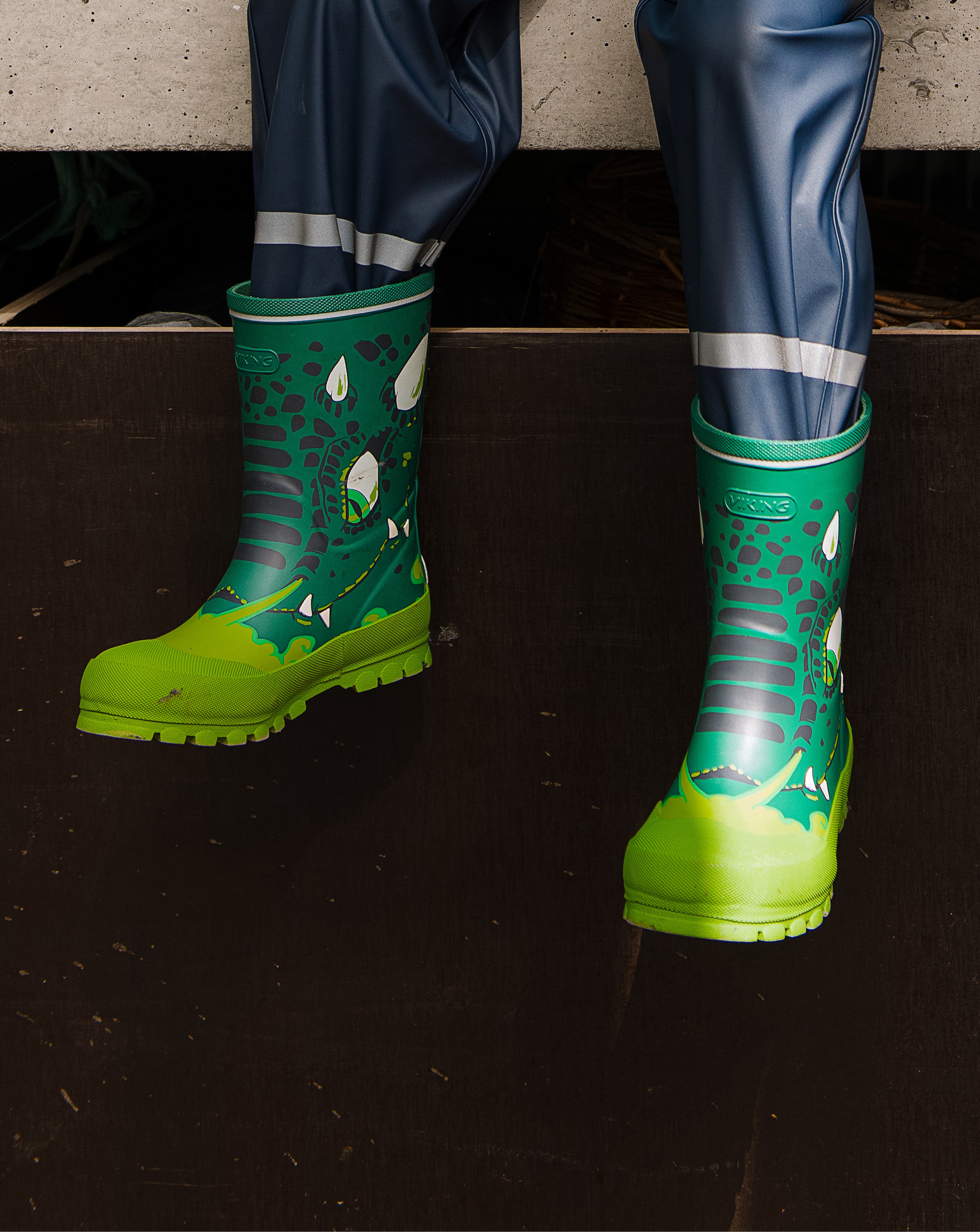 Jolly Print Gummistiefel, Bottlegreen, 27, Kindergummistiefel, Kinderstiefel, Gummistiefel kinder, Kids