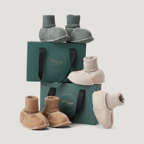 BabyMocs Cosy Mocs Überziehschuhe, Green