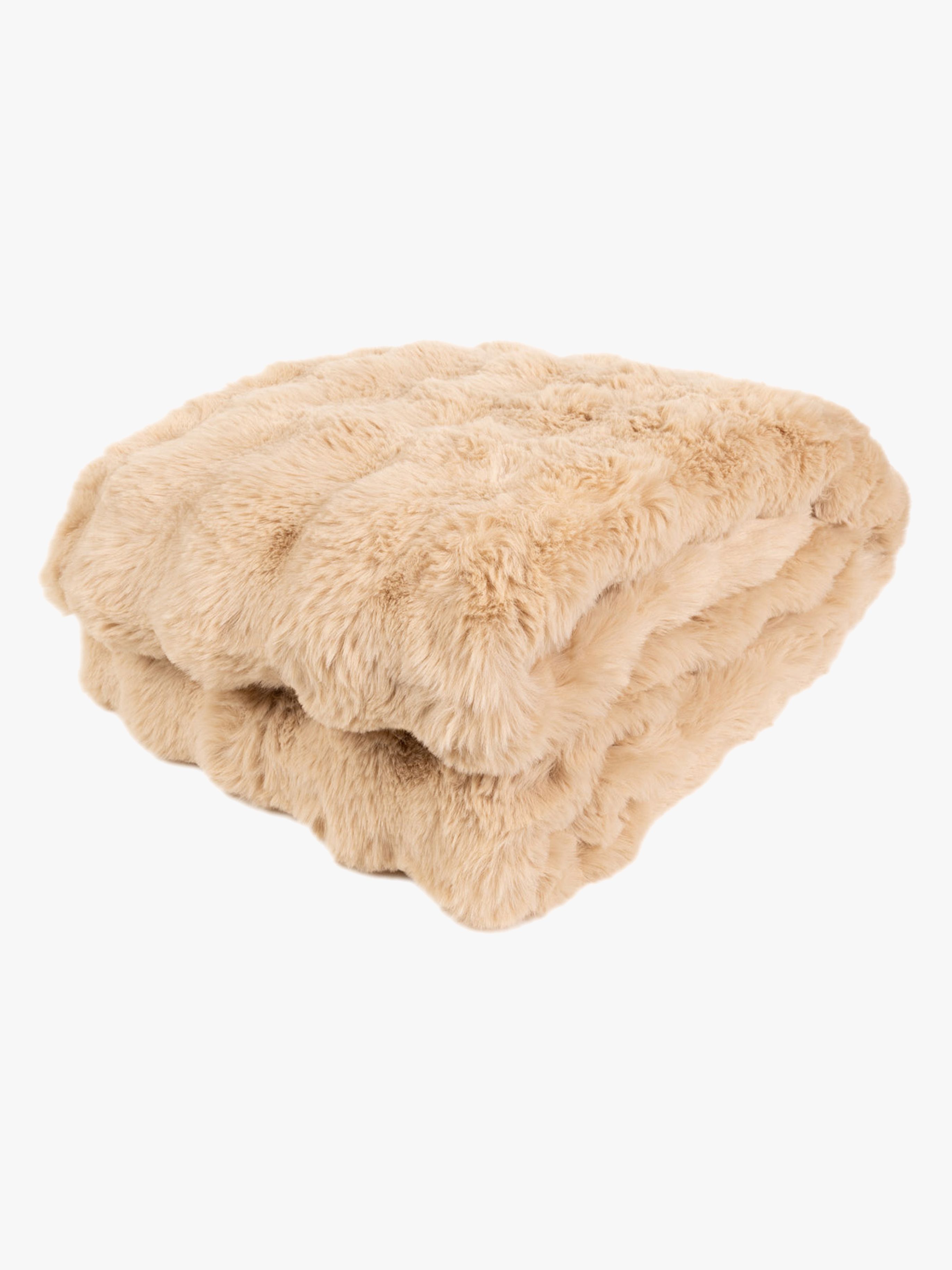 Bubble Decke 150x220, Karamell