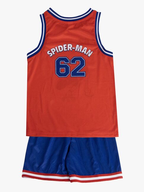 Marvel Spider-Man Tanktop & Shorts Sport Set, Blau/Rot