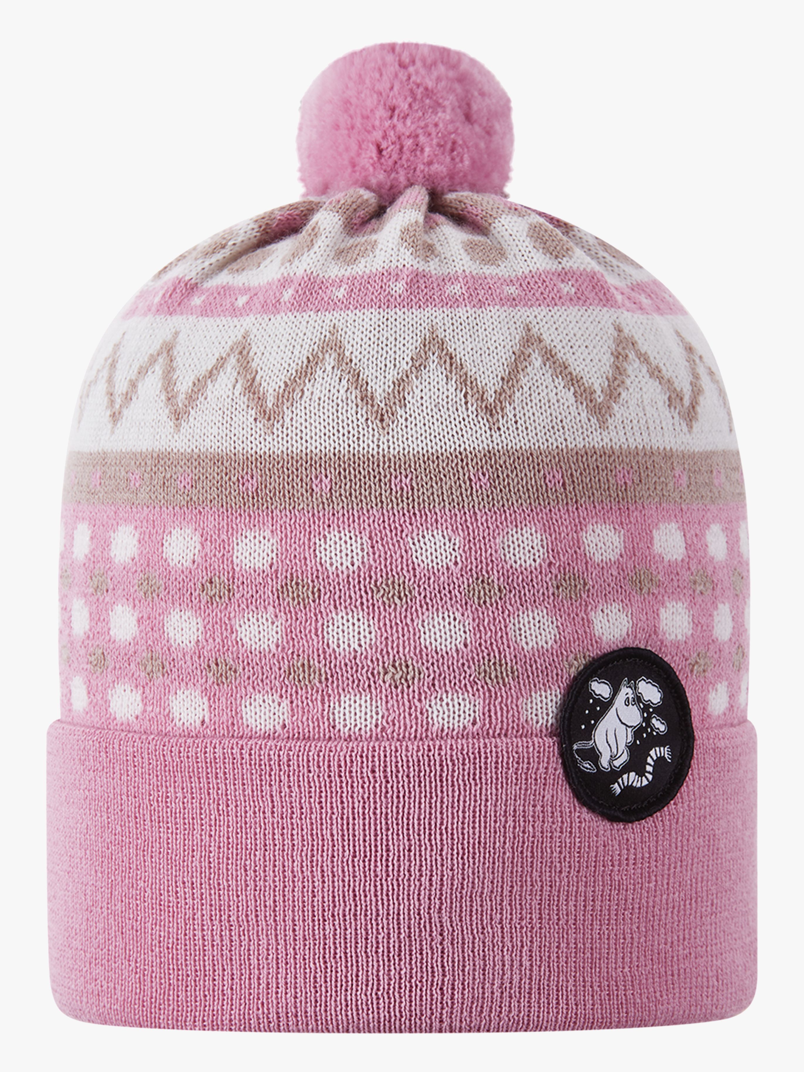 Moomin Flinga Mütze Merinomix, Grey Pink, 44-46