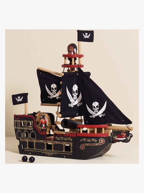 Le Toy Van Barbarossa Piratenschiff & Figuren
