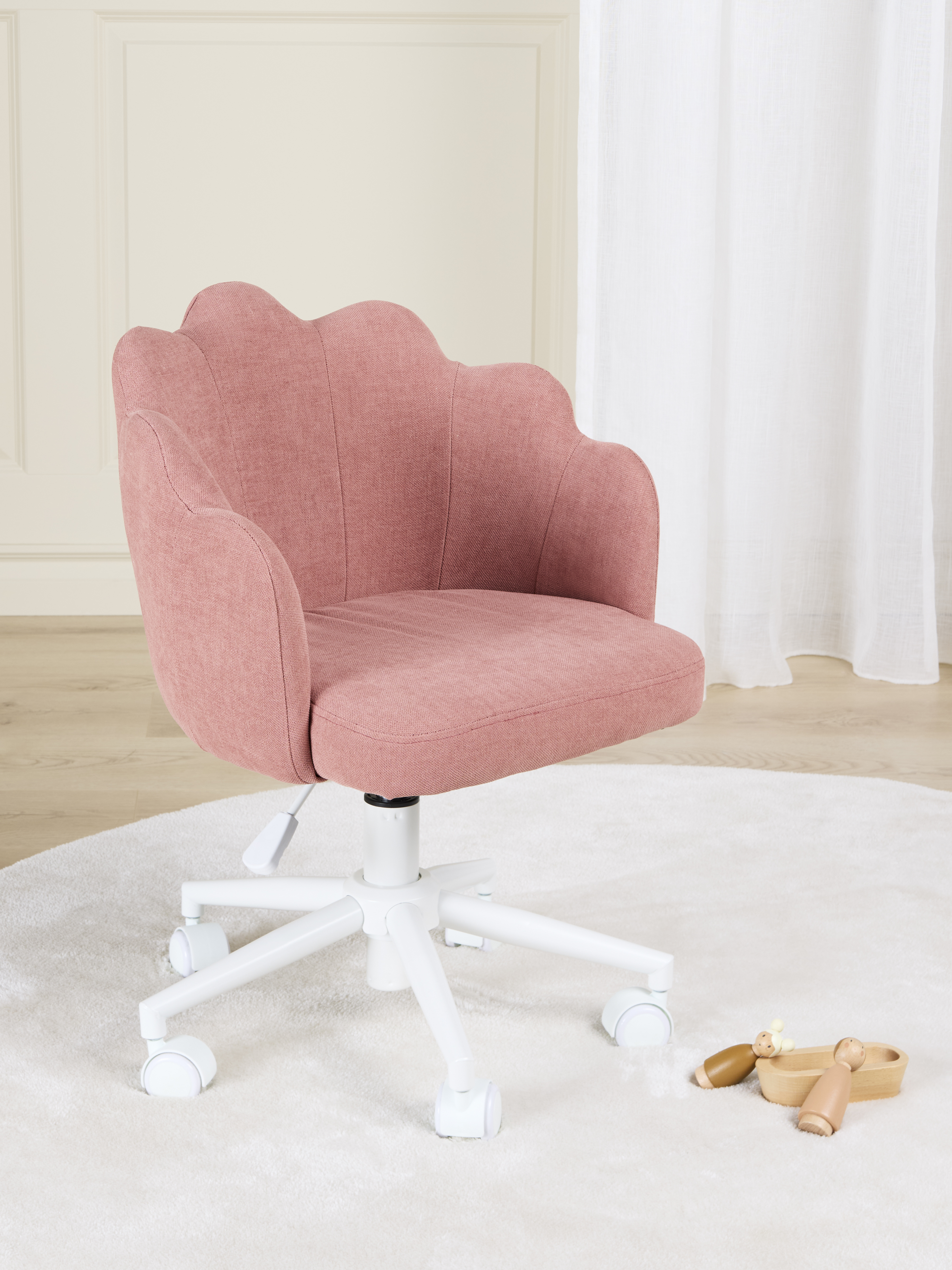 SHELLY Schreibtischstuhl, Pink