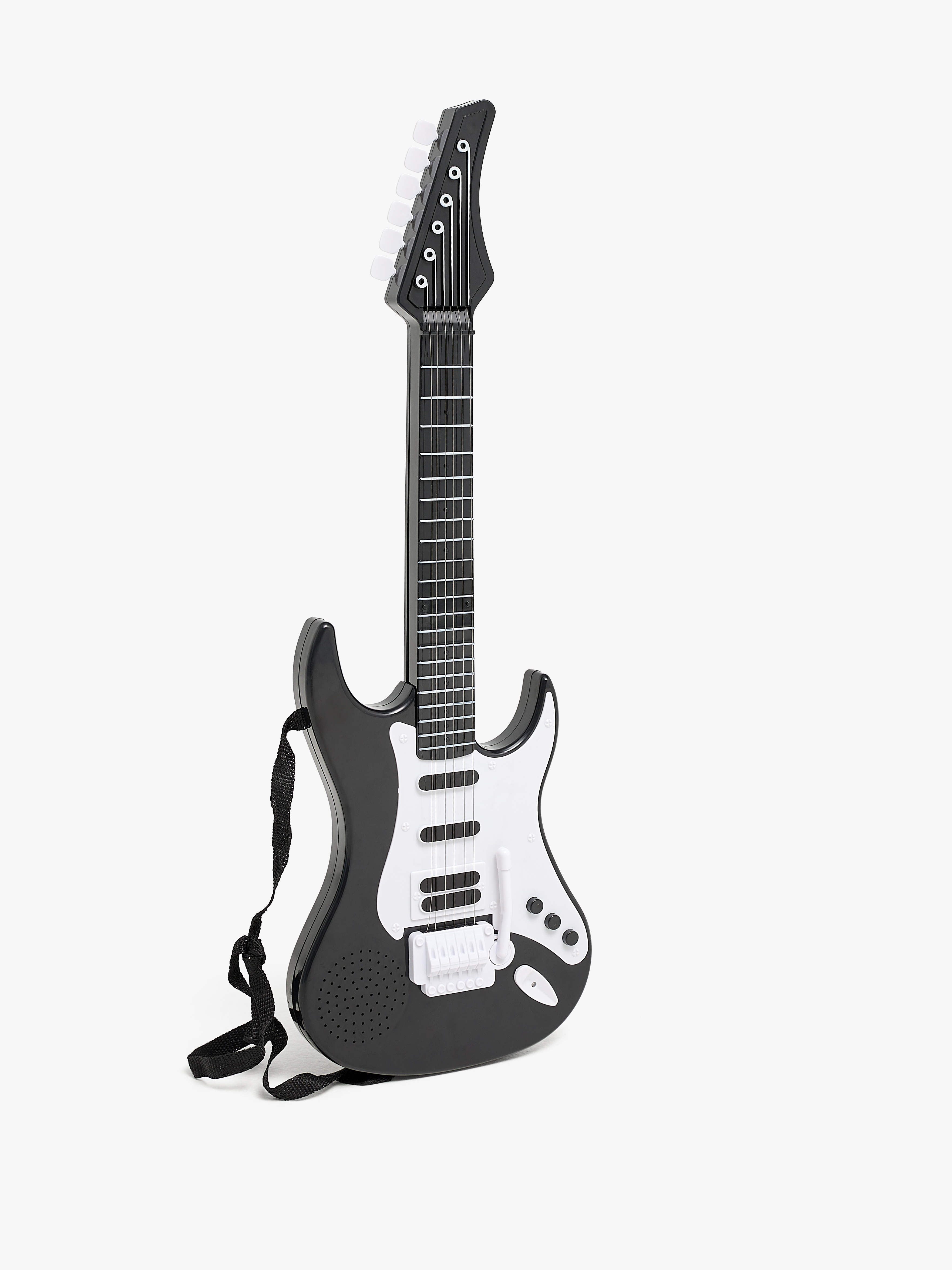 Cloudberry Castle E-Gitarre 56,5 cm, Schwarz/Weiß