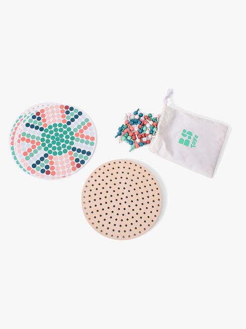 BS Toys Mosaikplatte mit Stiften