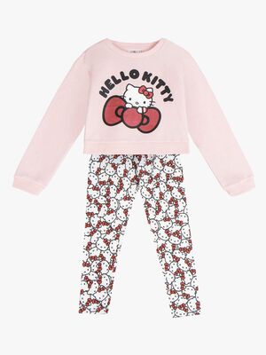 Hello Kitty Pulli & Hose Set, Rosa