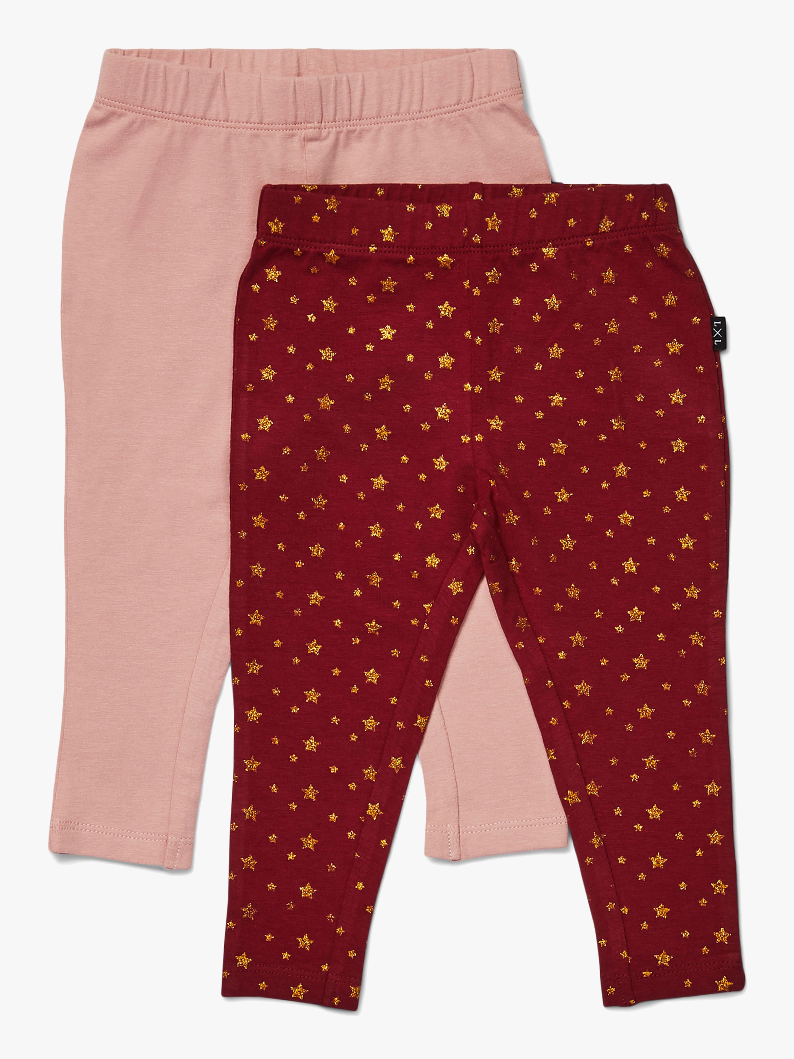 Luca &  Lola Linda Leggings 2er-Pack, Wine/Pink 74