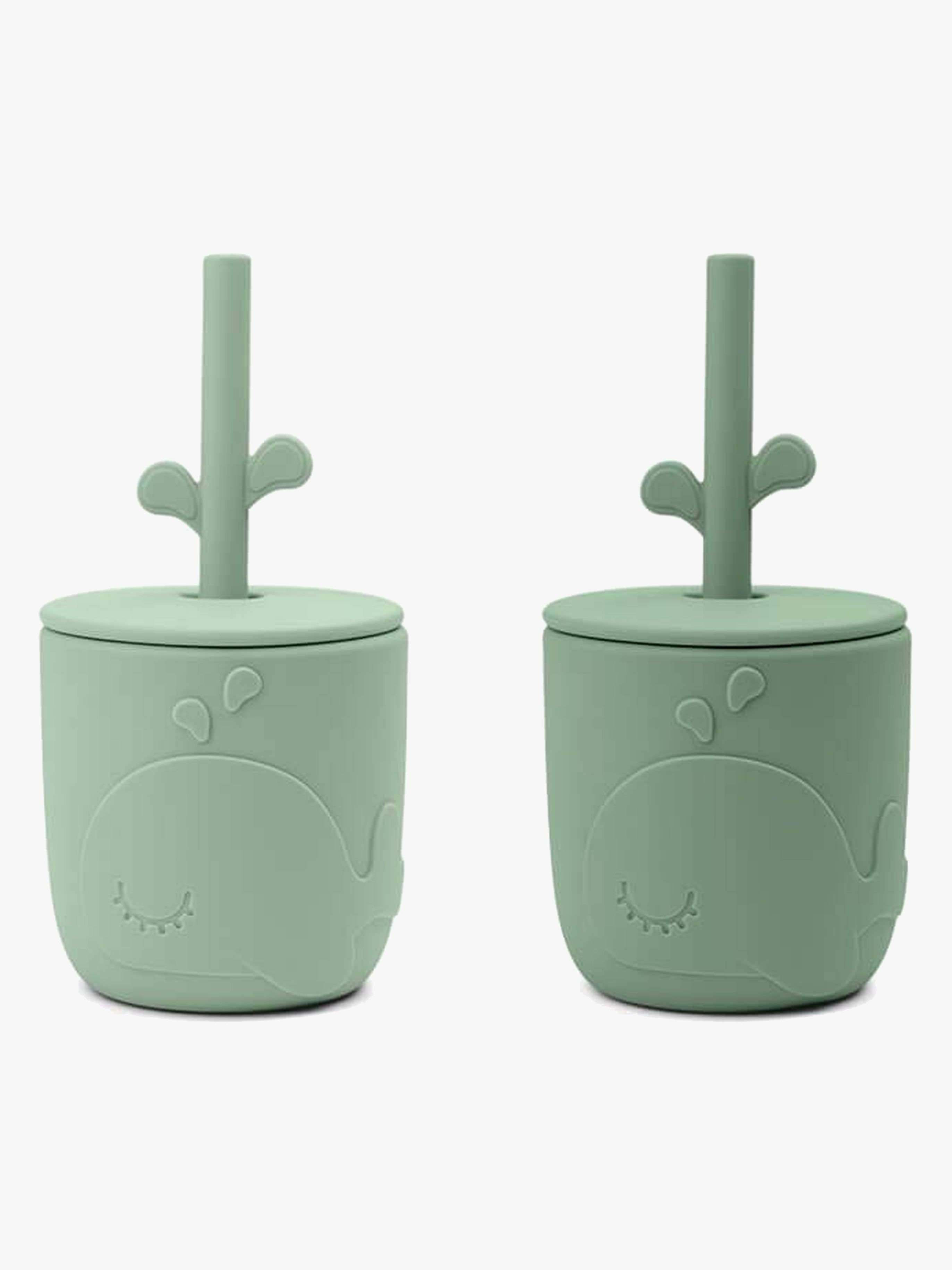 Wally Trinkhalmbecher 2er-Pack, Green