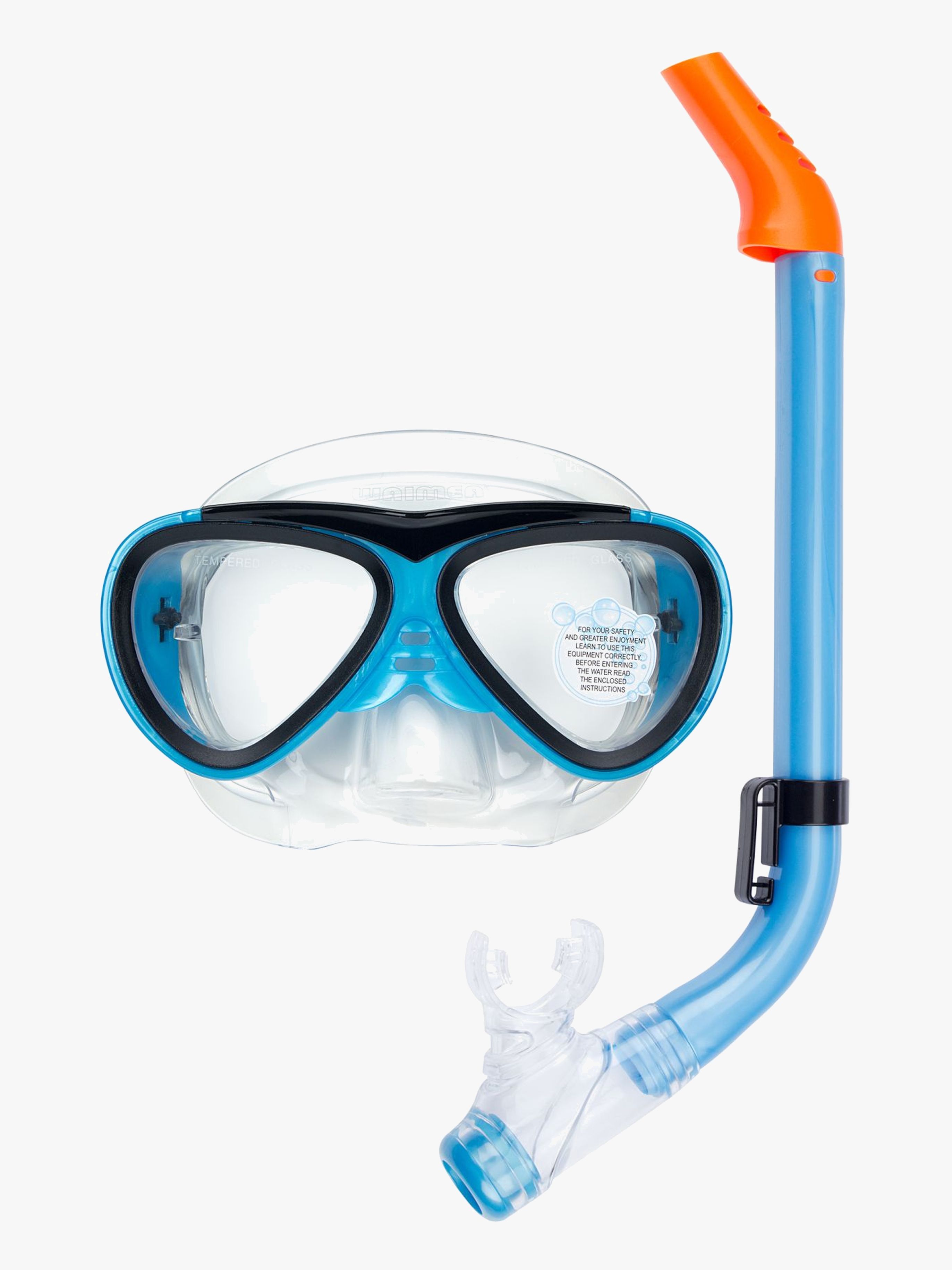 Waimea Taucherbrille mit Schnorchel, Blau
