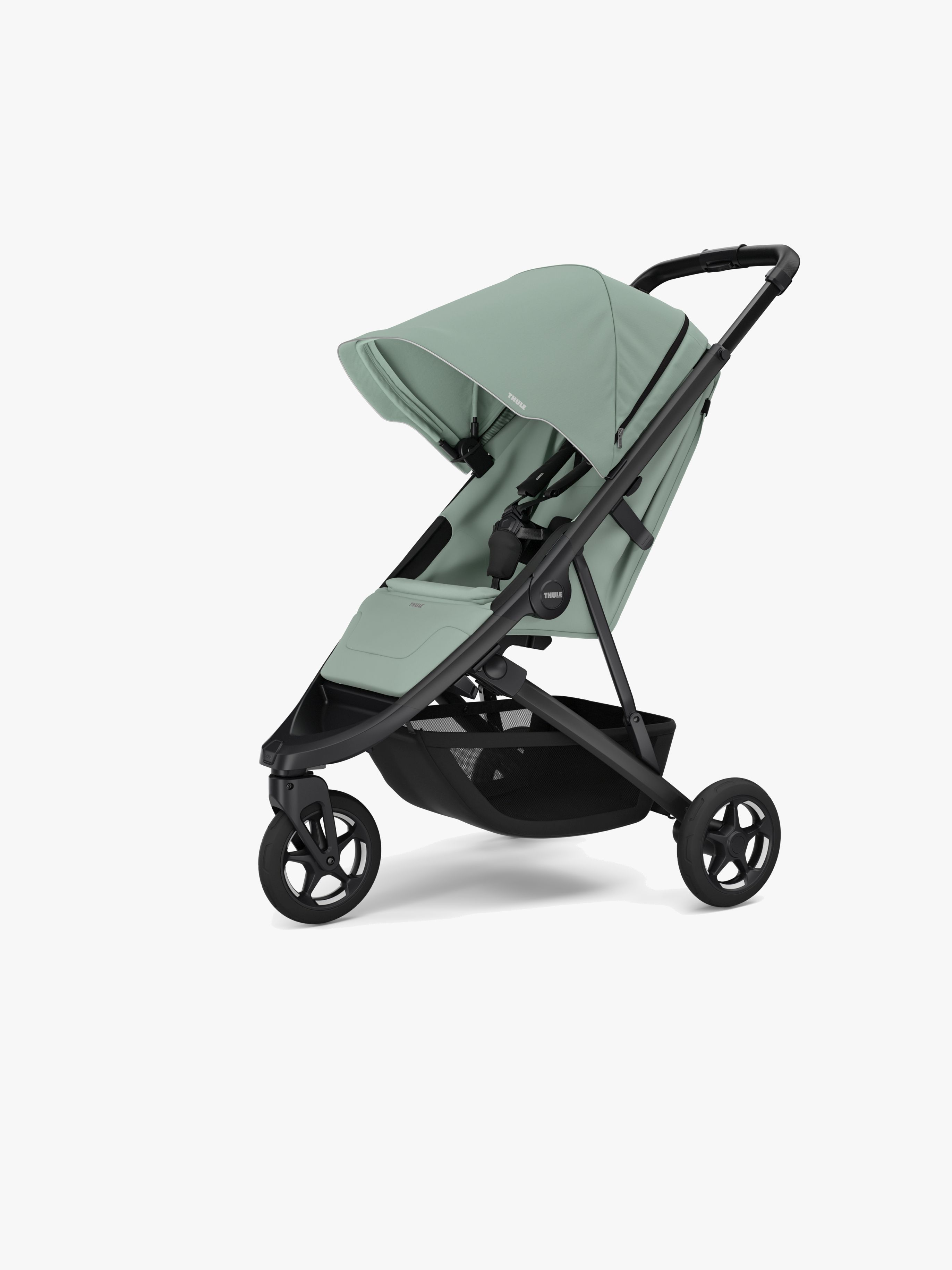 Thule Spring 2 Kinderwagen, Mist Green/Black