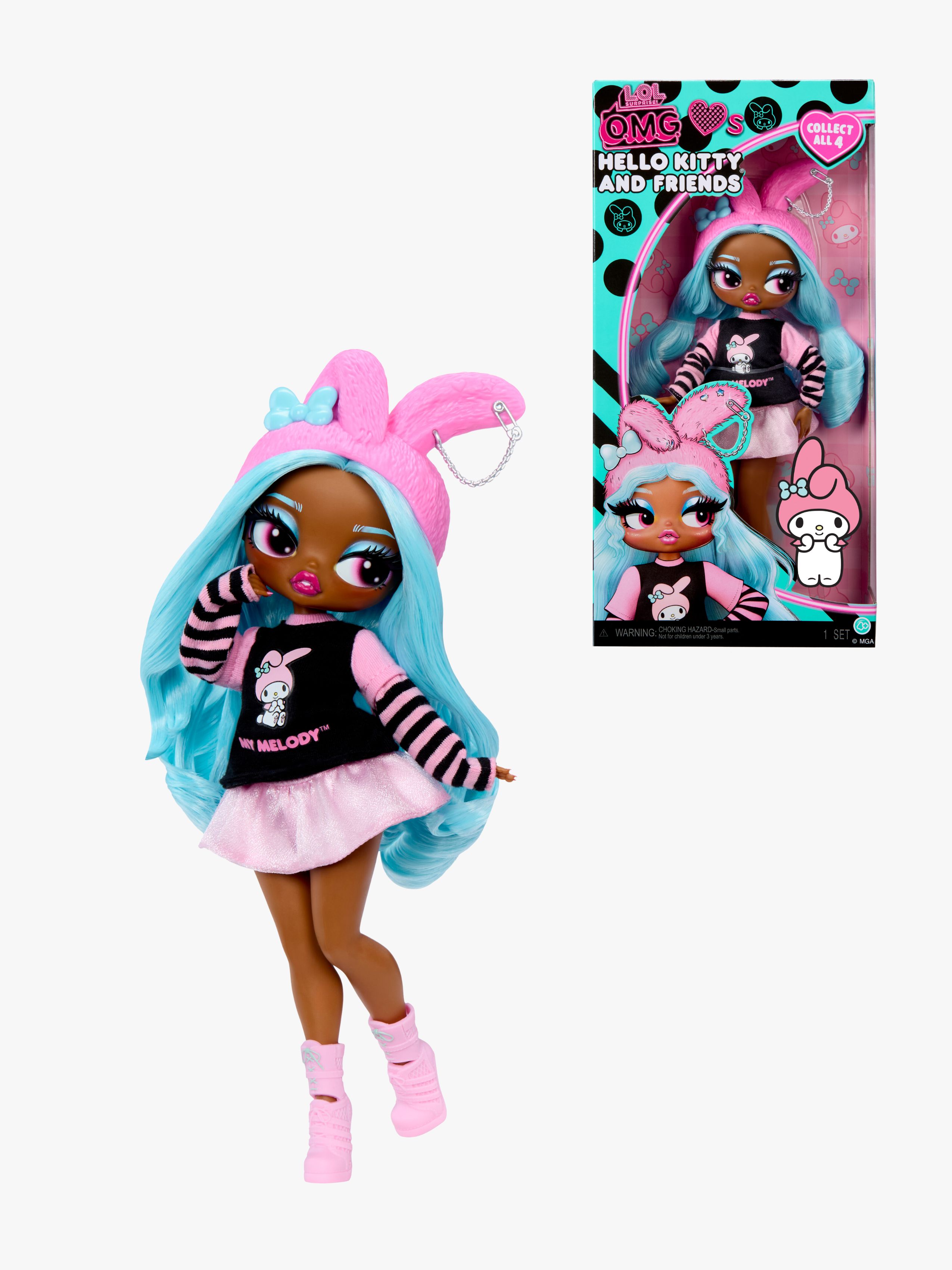 L.O.L OMG Hello Kitty Modepuppe My Melody