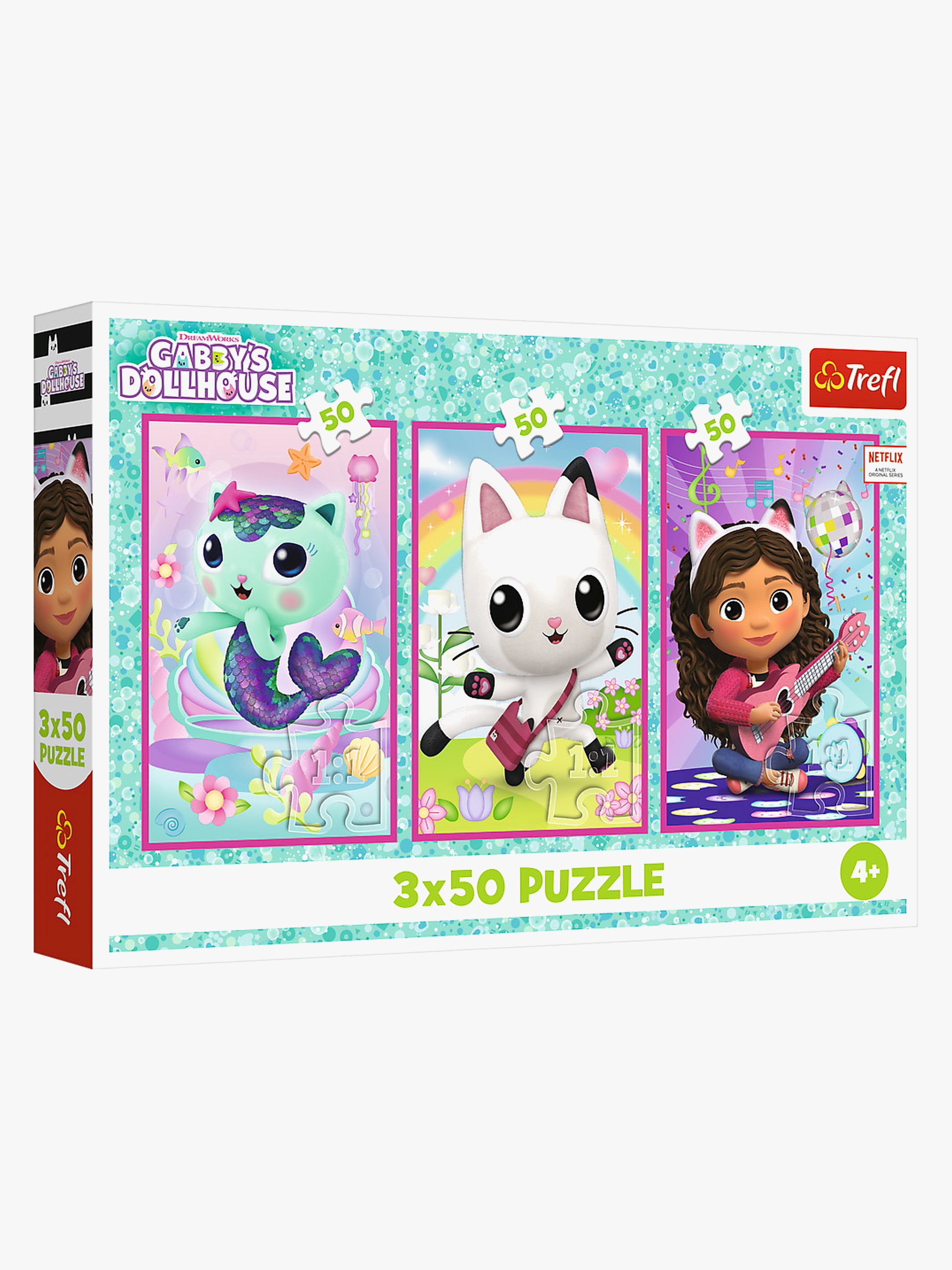 Gabby's Dollhouse Puzzles 3x50 Teile
