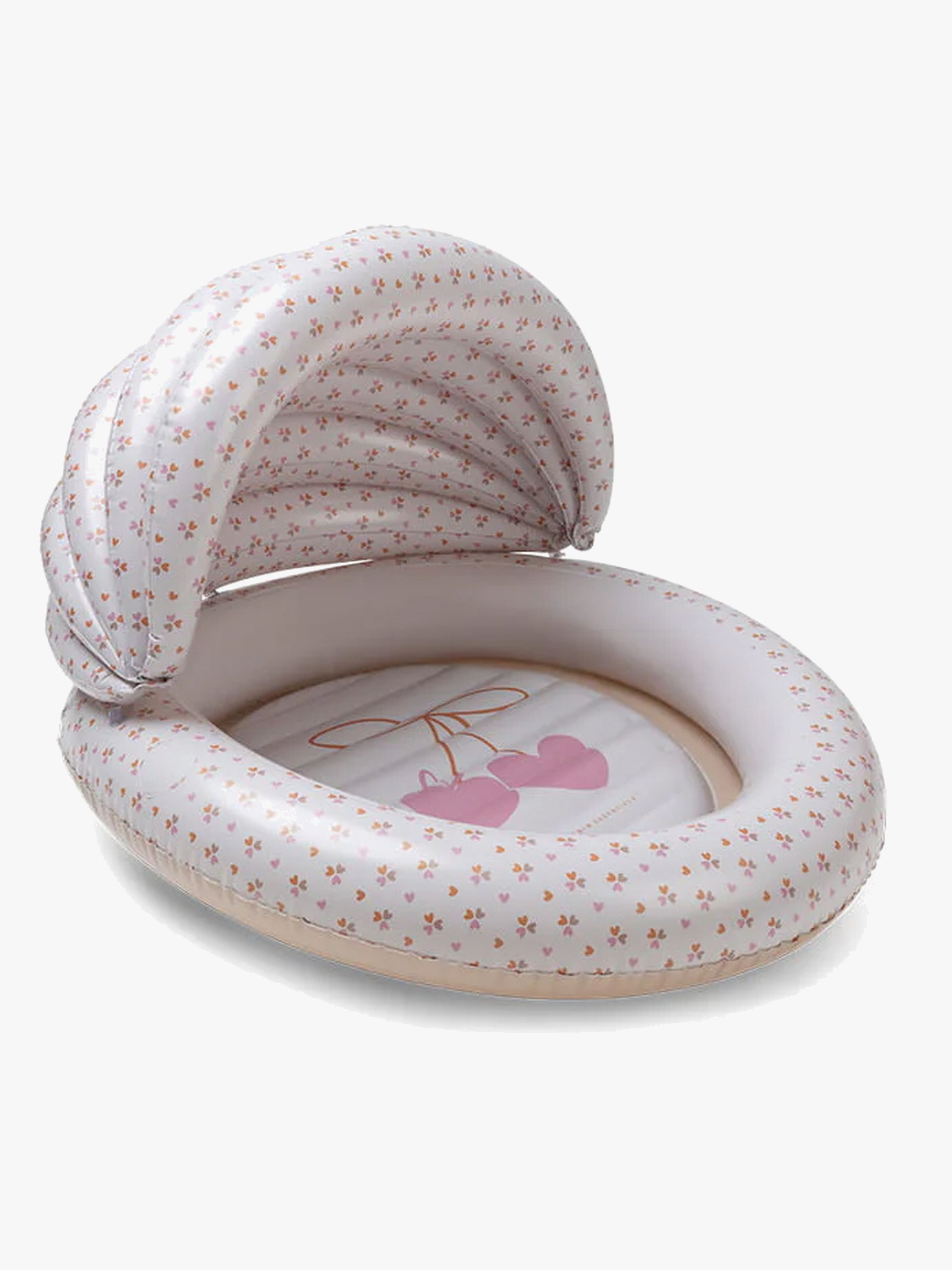 Swim Essentials Kinderpool mit Sonnenschutz 100 cm, Cozy Hearts, Kinderpool