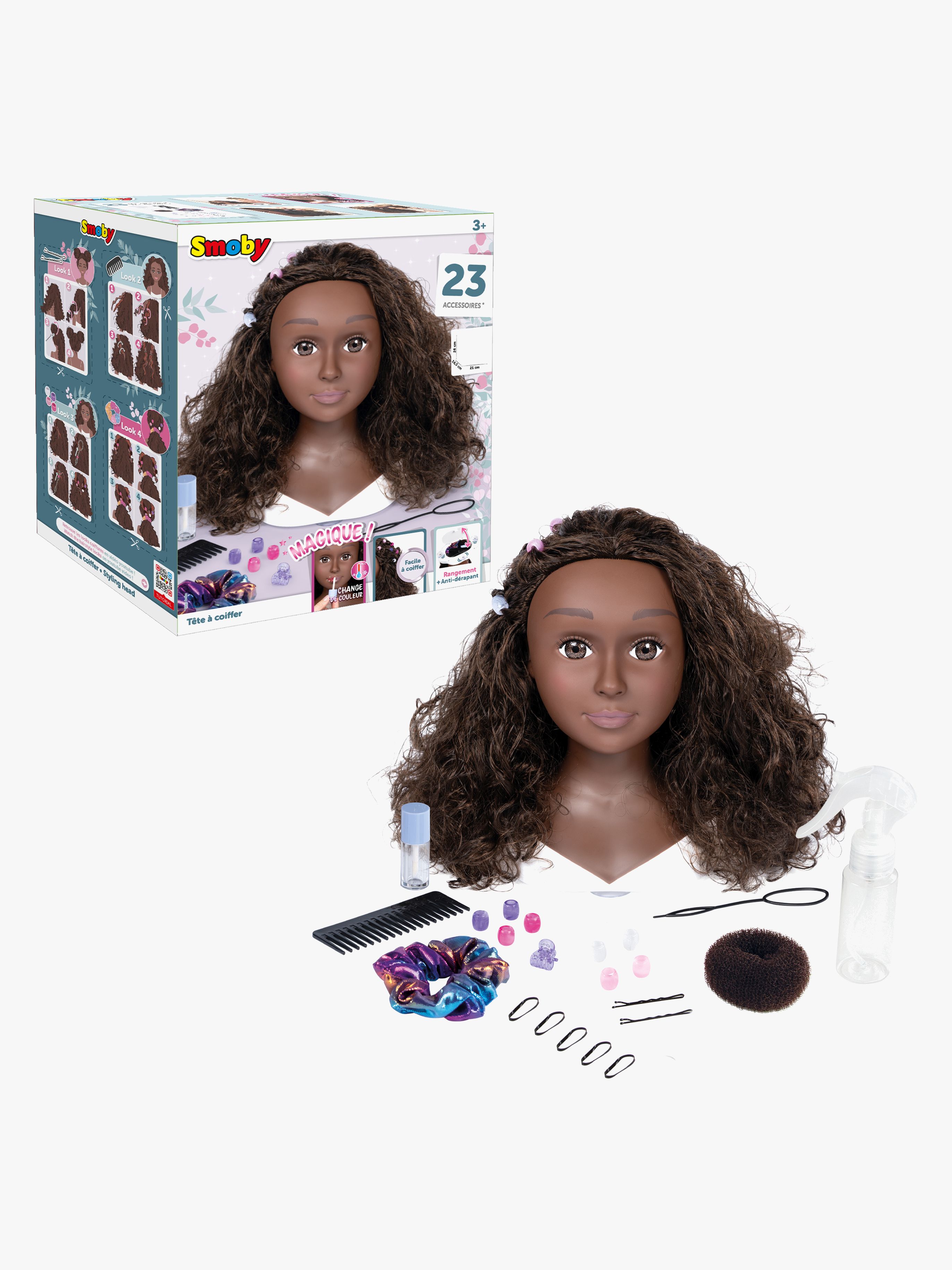 Smoby My Beauty Brunette Stylingkopf