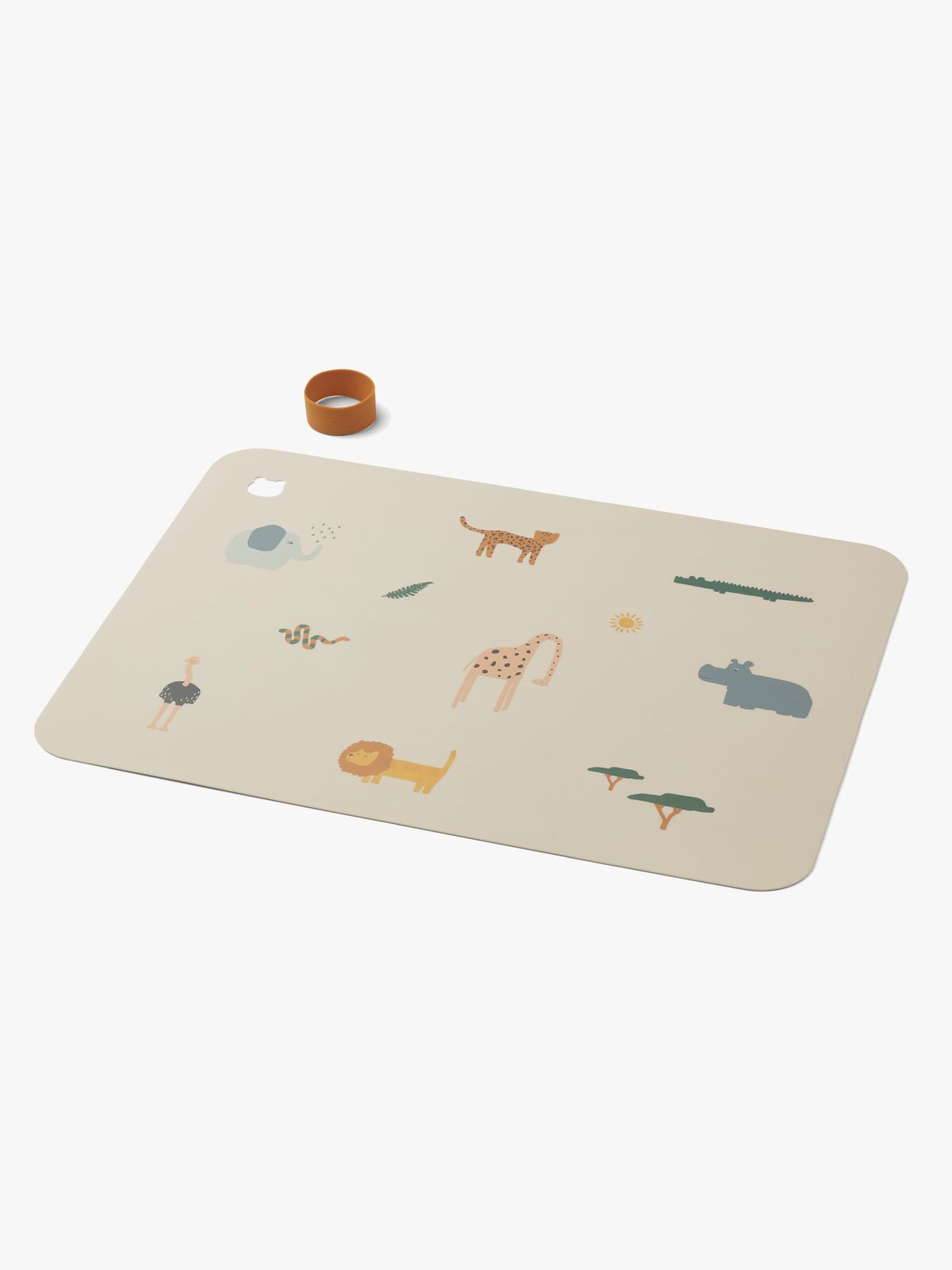LIEWOOD Jude Tischset mit Print, Safari/Sandy
