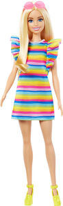 Barbie Fashionista Puppe mit Regenbogenkleid