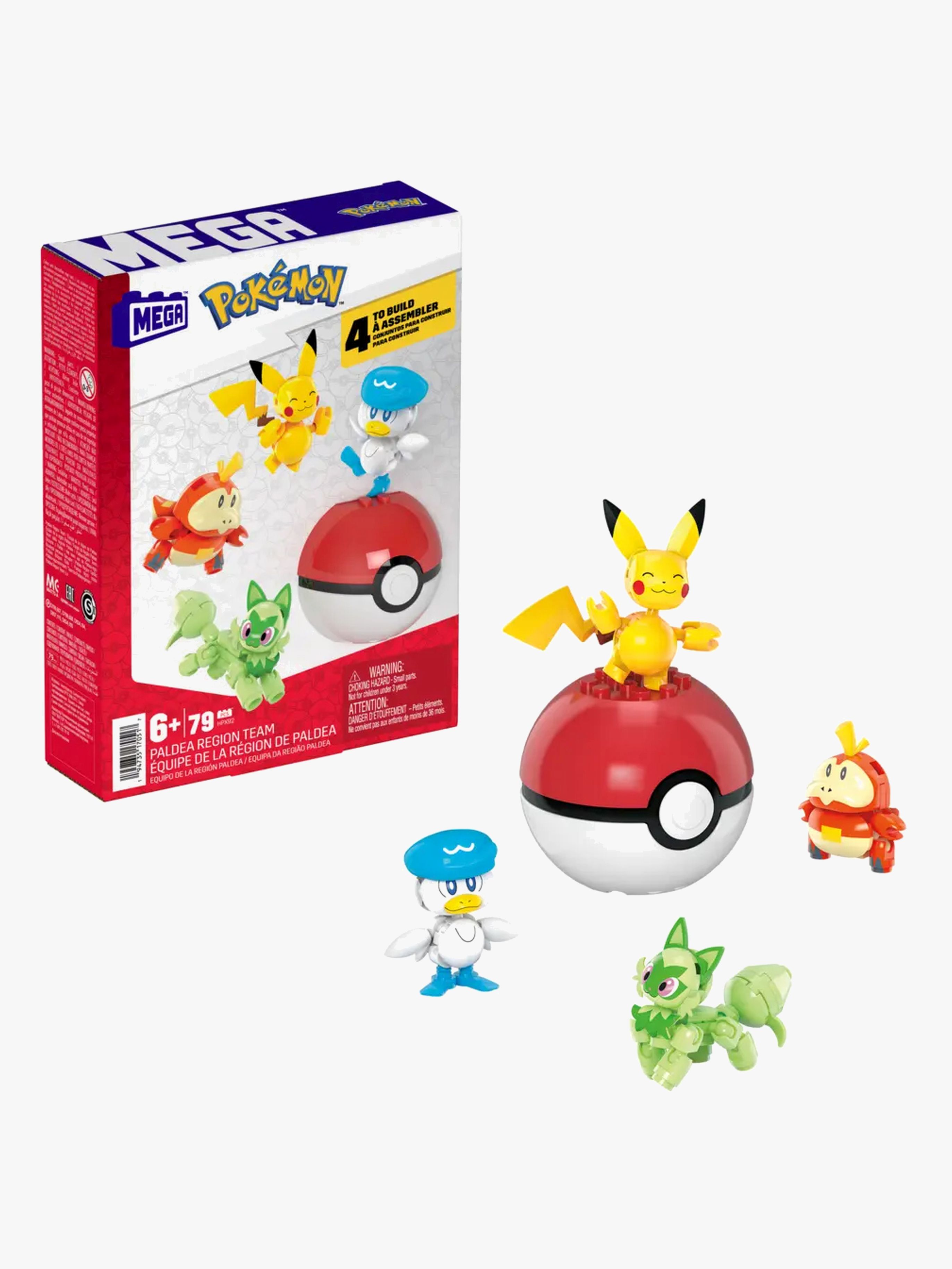 Pokémon Bausatz Paldea Region Team 79 Teile