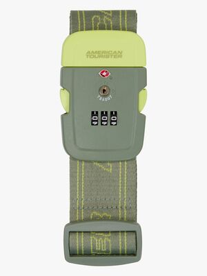 American Tourister TSA Gepäckgurt, Olive/Lime