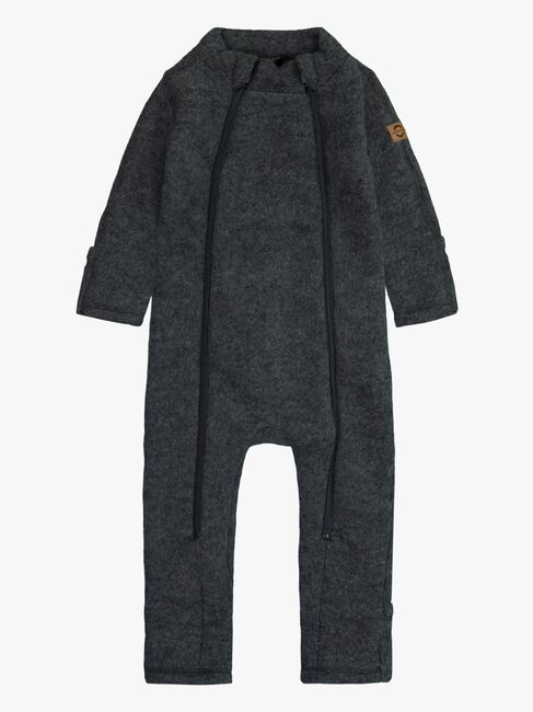 Mikk-Line Overall Merinowolle, Anthracite Melange
