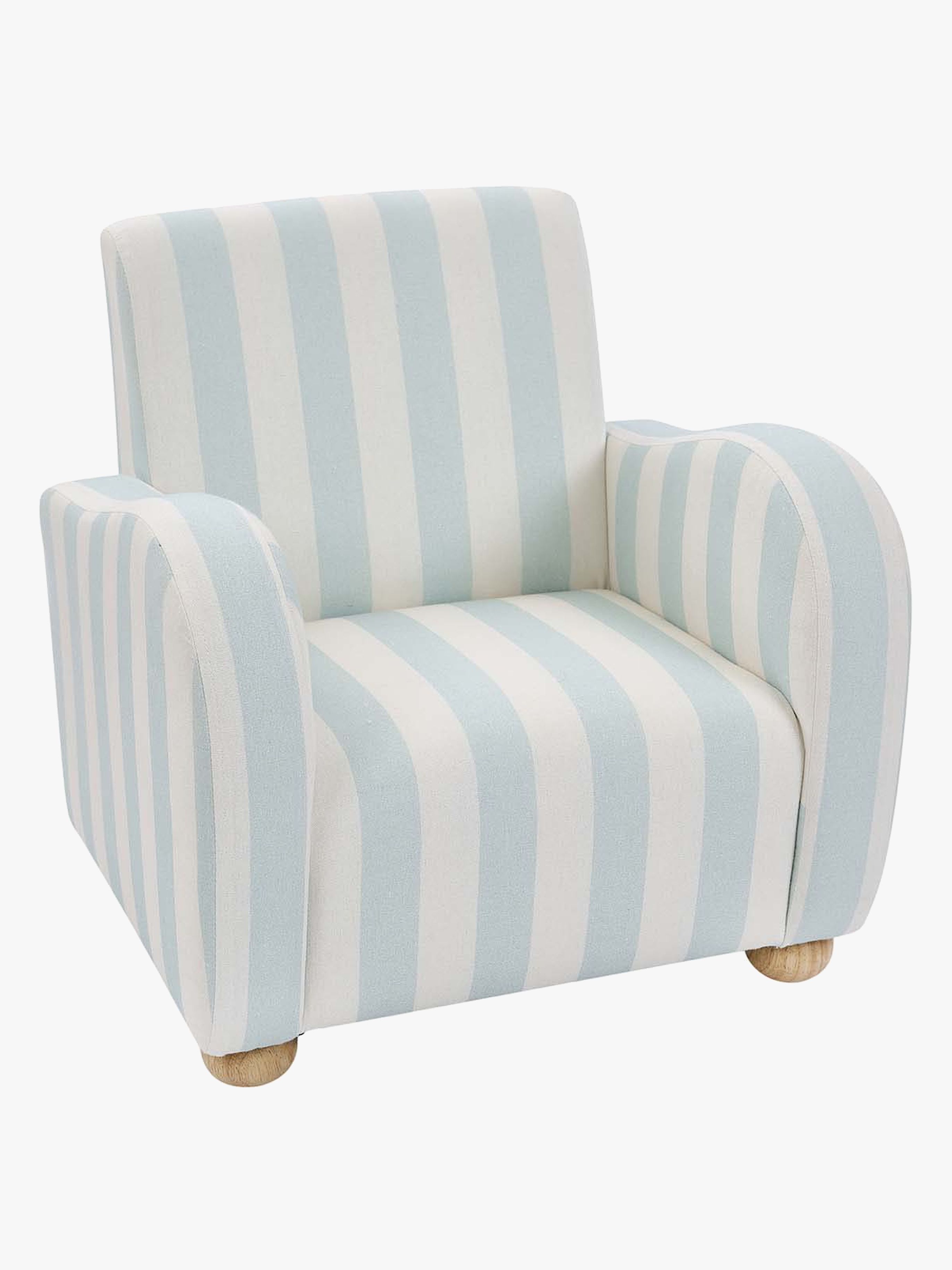 Jabadabado Sessel Gestreift, Blau/Weiß, Kindersessel