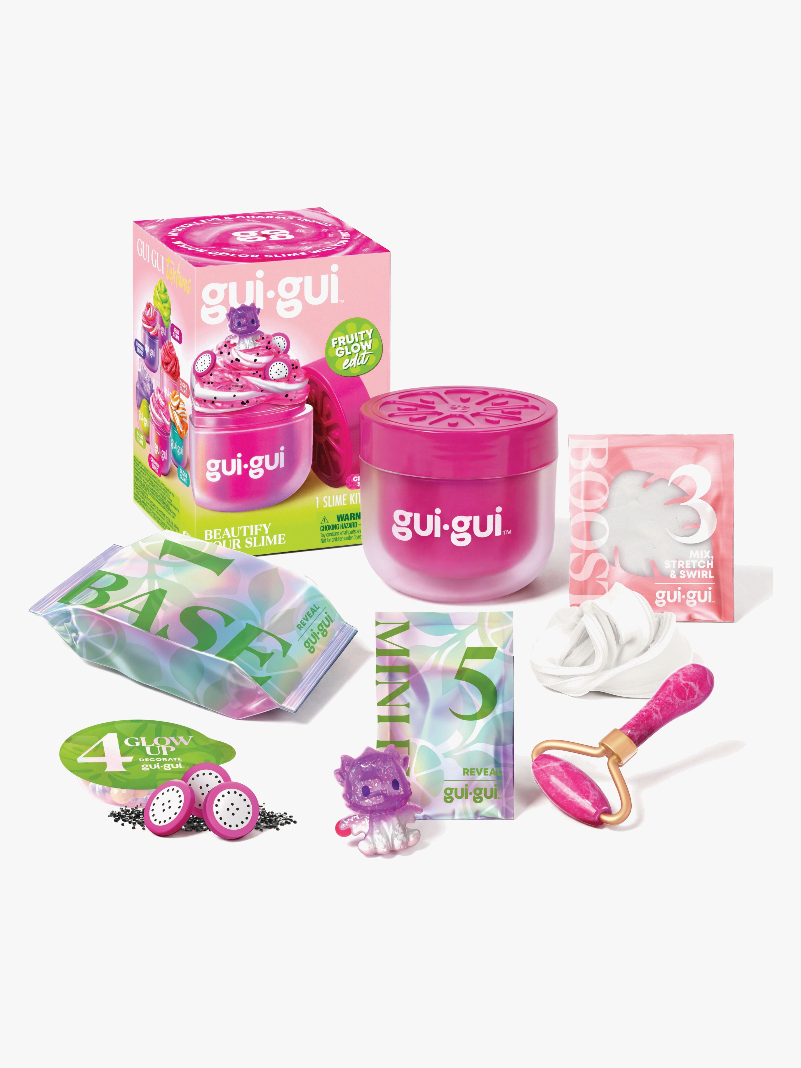 Slime Fruity Glow Drachenfrucht, Rosa