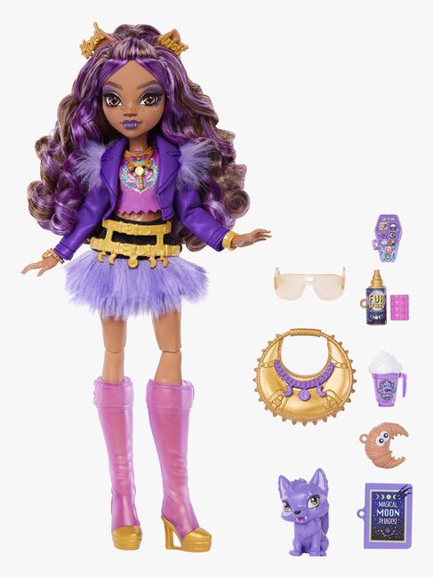 Monster High Core Puppe Clawdeen Wolf & Crescent