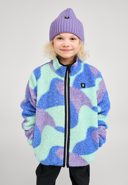 Reima Tupsis Fleecejacke, Sparkly Blue