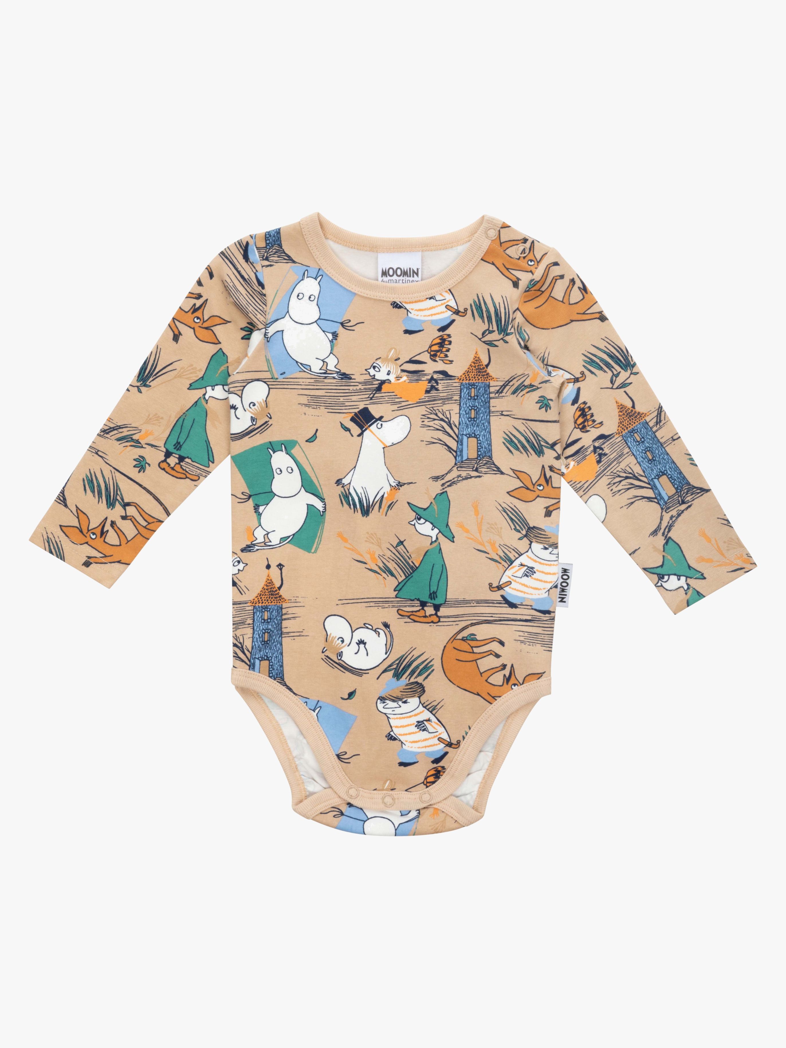Moomin by Martinex Sturm Body, Beige, 62, Babykleidung