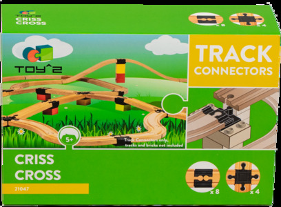 Toy2 Track Criss Cross Schienenverbinder