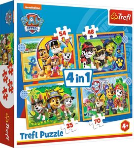 Trefl Puzzle Paw Patrol 4-in-1