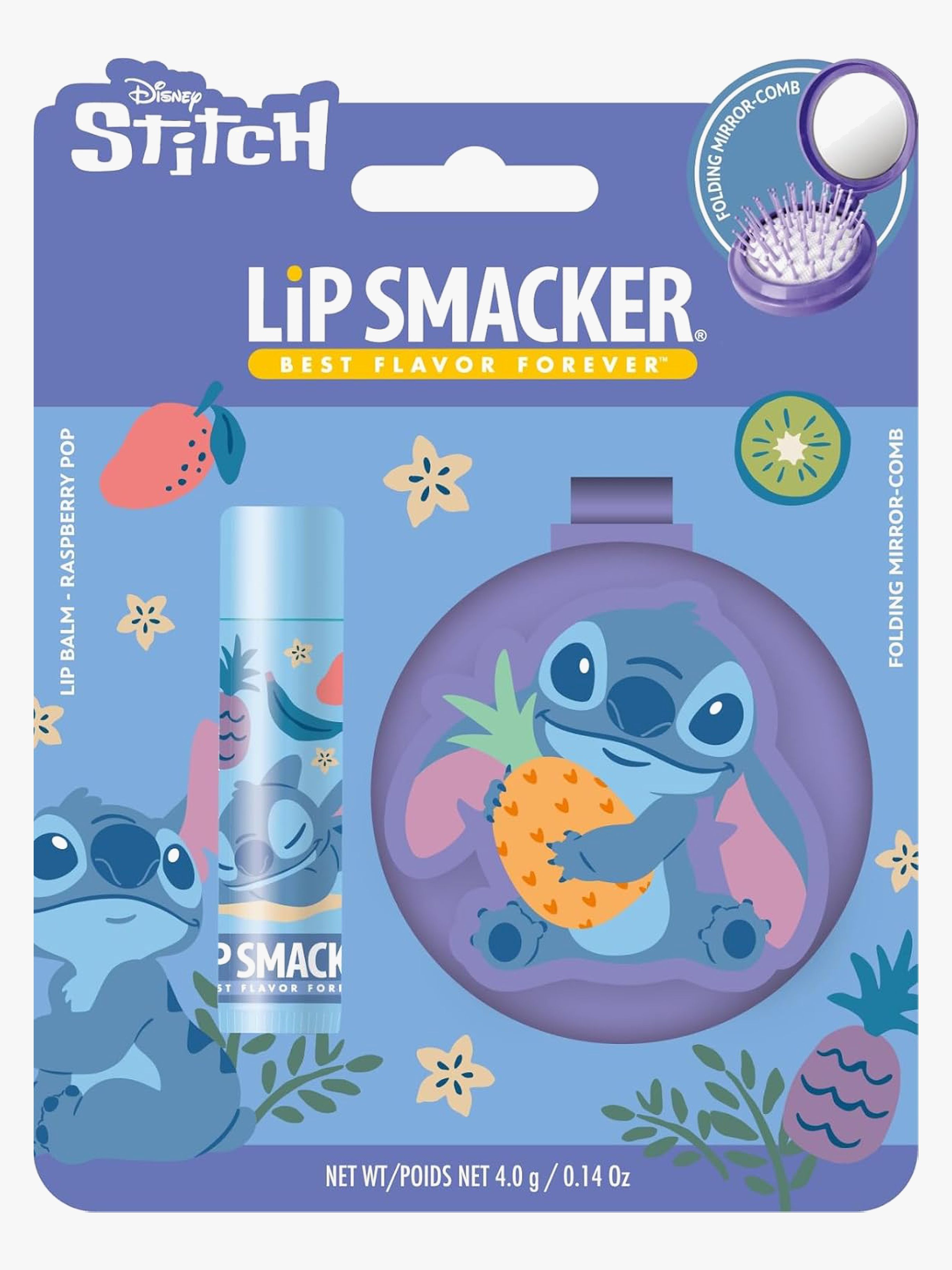Lipsmacker Stitch Kamm Und Lippenbalsam Lila