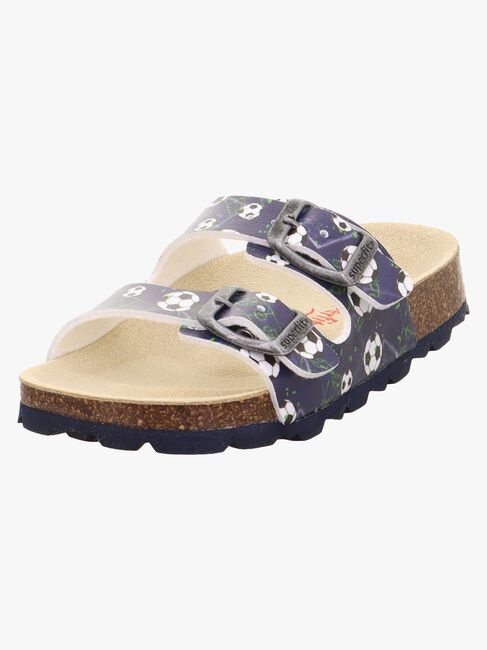 Superfit Fußbettpantoffeln, Blau/Multi