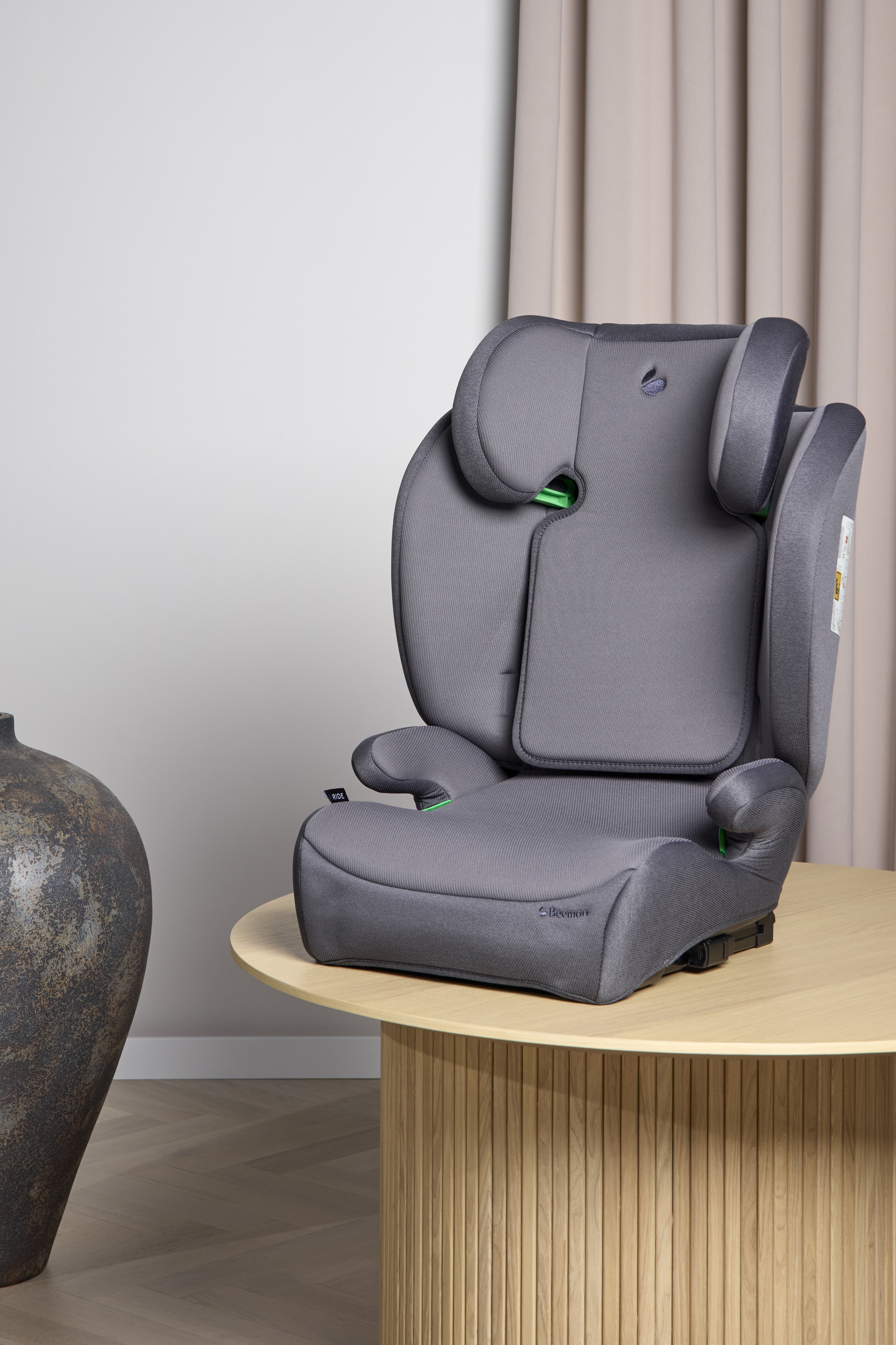 Beemoo Ride i-Size Kindersitz ISOFIX, Mineral Grey