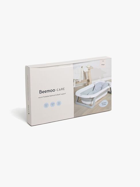 Beemoo CARE Assist Badewanne inkl. Badestütze, Beige
