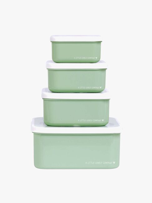 A Little Lovely Company Lunchbox-Set, Forest Friends