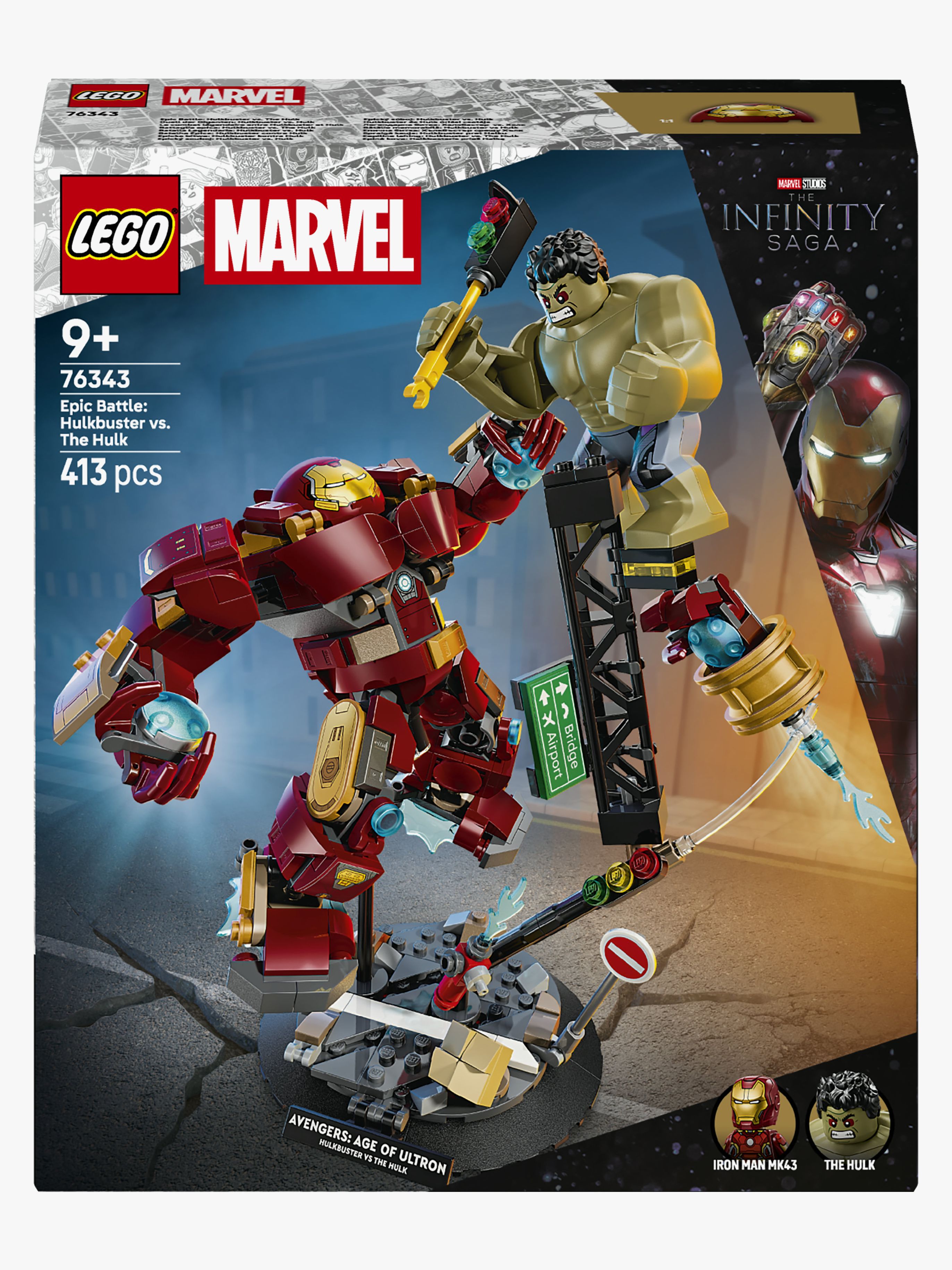 Super Heroes 76343 Duell der Giganten: Hulkbuster vs. Hulk