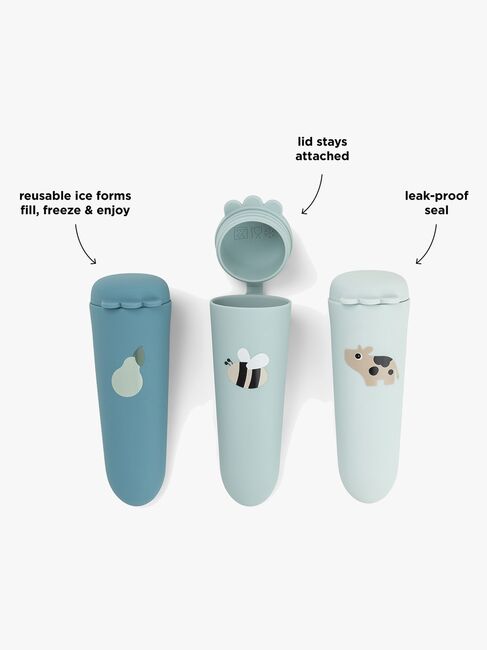 Done By Deer Dotti Eiscreme-Form Silikon 3er-Pack, Blue
