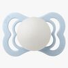BIBS Supreme Schnuller Silikon Gr. 1, Baby Blue Glow
